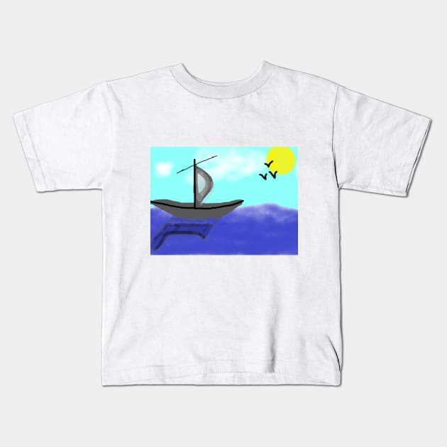 fresh day Kids T-Shirt by mery-vision